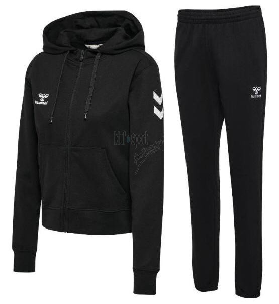 Damski dres bawełniany hummel go 2.0 chevron czarny