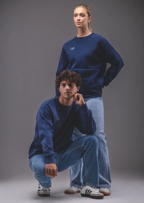 Męska bluza sportowa Erima Premia w kolorze granatowym