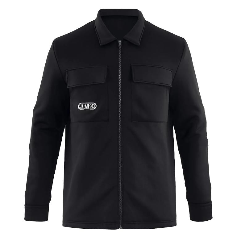 Lekka męska kurtka koszulowa oversize JAKO Wardrobe w kolorze czarnym – styl casual i retro premium.