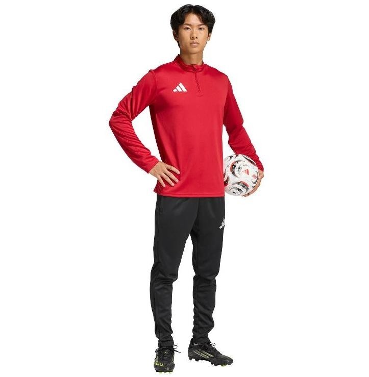 męski dres treningowy adidas entrada 26 czerwono-czarny