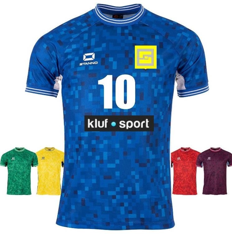 męskie koszulki stanno pixel do piłki nożnej w sklepie Klufsport