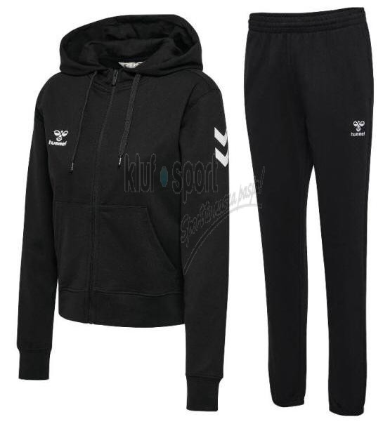 Damski dres bawełniany hummel go 2.0 chevron czarny