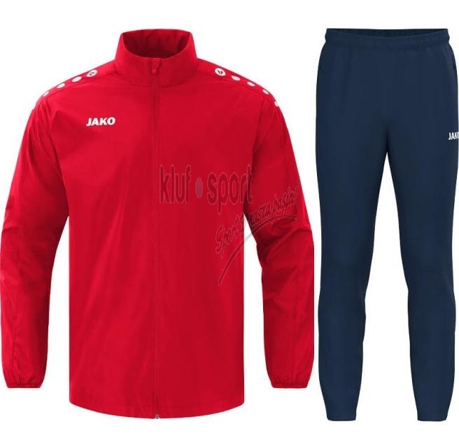 czerwono-granatowy treningowy dres męski Jako One Light