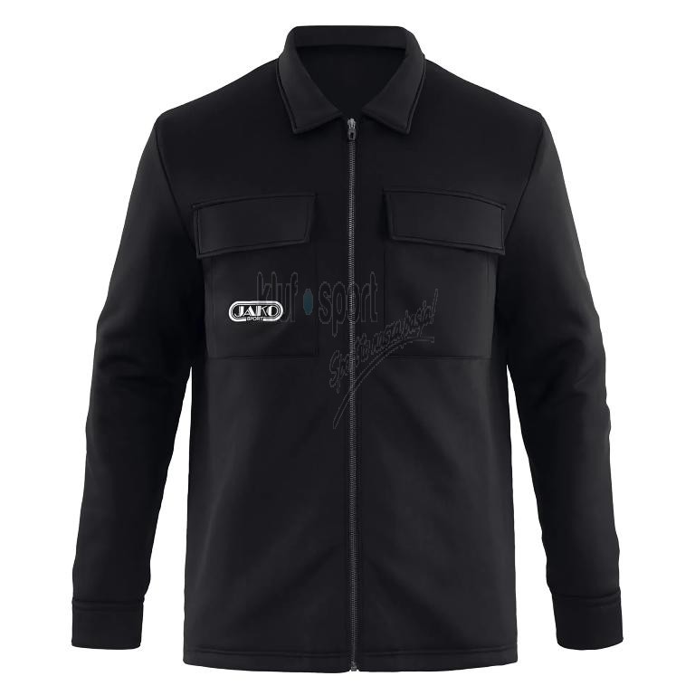 Lekka męska kurtka koszulowa oversize JAKO Wardrobe w kolorze czarnym – styl casual i retro premium.