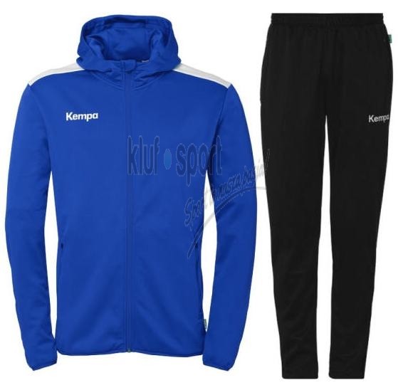 męski dres treningowy kempa emotion 27 niebieski-czarny