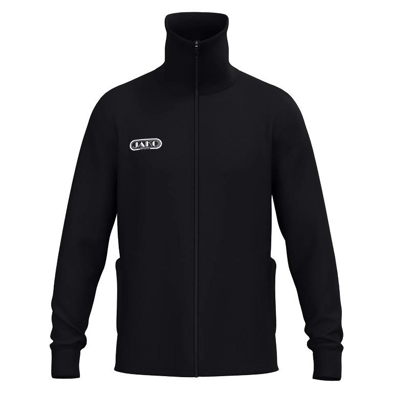 Męska bluza reprezentacyjna JAKO Wardrobe w stylu retro – kolor czarny, linia premium.