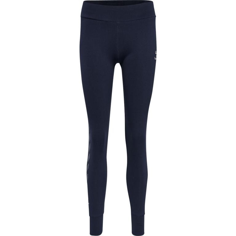 Legginsy bawelniane damskie HUMMEL MOVE GRID