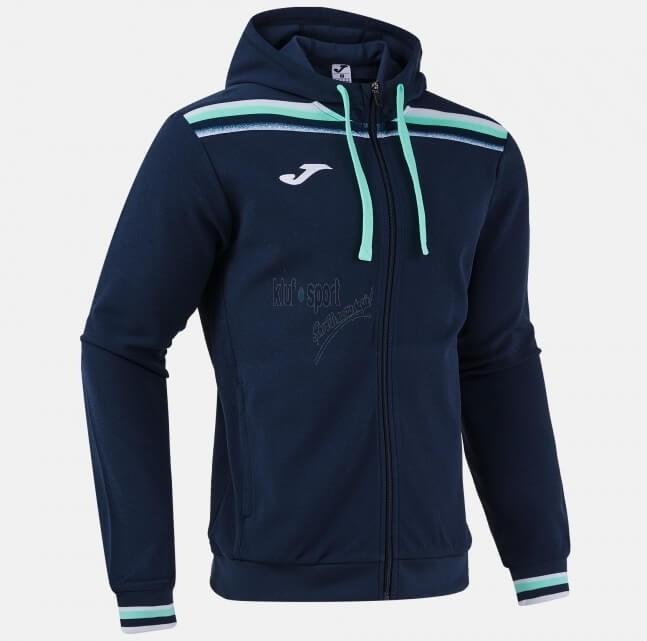 bluza męska z kapturem joma toledo II granatowa