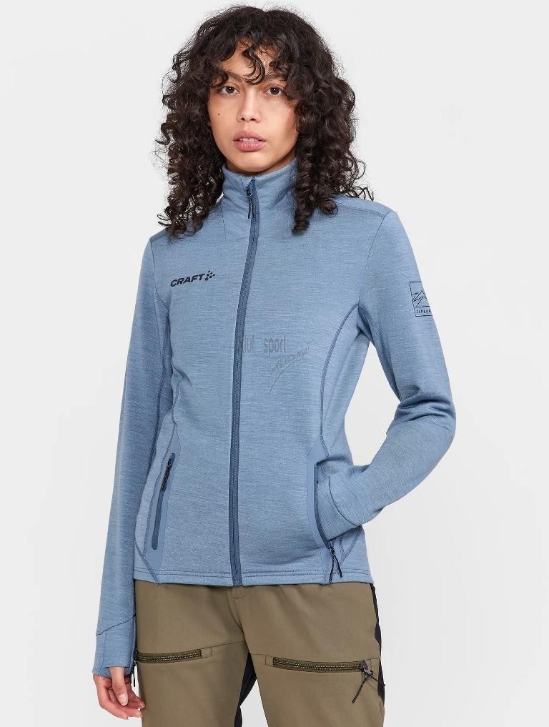 damska kurtka hybrydowa Craft Pro Explore Wool