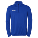 bluza treningowa męska kempa training niebieska w odcieniu royal z krótkim zamkiem 1/4 zip