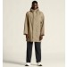 Beżowy płaszcz przeciwdeszczowy Craft Urban Shell Coat Uni – długi hardshell męski z kapturem.