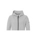 Damska bluza sportowa uhlsport id collection grey – rozpinana bluza damska z kapturem w kolorze szary melanż, z czarnym zamkiem błyskawicznym.