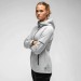 Damska bluza sportowa uhlsport id collection grey – rozpinana bluza damska z kapturem w kolorze szary melanż, z czarnym zamkiem błyskawicznym.