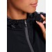 Damska czarna bluza reprezentacyjna Hummel Authentic full zip z kapturem, szarymi wstawkami
