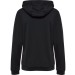 Damska czarna bluza reprezentacyjna Hummel Authentic full zip z kapturem, szarymi wstawkami
