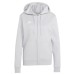 Jasnoszara bluza z kapturem damska adidas rozpinana