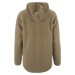 Beżowa damska kurtka polarowa Craft Join Pile Fleece – ciepła bluza z kapturem typu baranek.