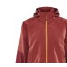 Damska kurtka outdoorowa Craft Core Explore Shell w kolorze rdzawym – techniczna kurtka z kapturem, zapinana na zamek, z logo Craft na piersi.