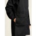Czarna damska kurtka przeciwdeszczowa Craft Urban Parka – długa sportowa parka z kapturem.