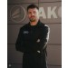 Męska bluza reprezentacyjna JAKO Wardrobe w stylu retro – kolor czarny, linia premium.