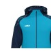 Turkusowa bluza sportowa z kapturem JAKO Sonic