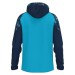 Turkusowa bluza sportowa z kapturem JAKO Sonic