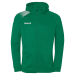 Zielona bluza męska Kempa z kapturem na zamek