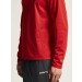 Czerwona bluza treningowa Craft na zamek