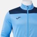 Męski dres treningowy Joma Phoenix II – błękitno-granatowa bluza sportowa zapinana na zamek oraz dopasowane spodnie treningowe z logo Joma.