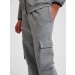 spodnie dresowe męskie hummel tech fleece cargo